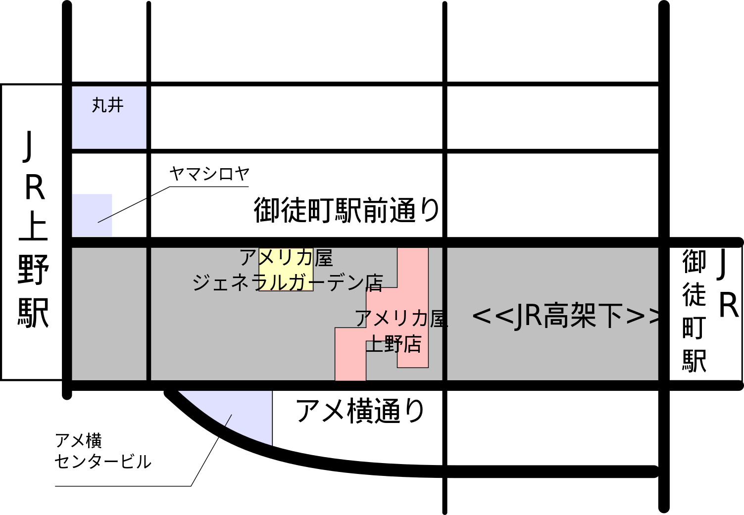 セール開催場所地図
